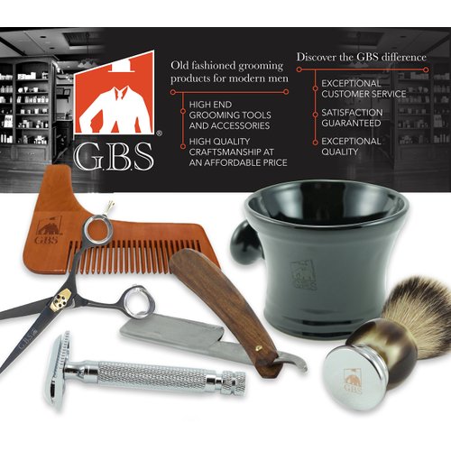 G.B.S Beard Balm Sweet Orange, Made with Natural Ingredients, Shapes, Softens and Moisturizes All Lengths of Facial Hair, 2.1 Ounces