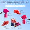 Nail Polish Remover Pads Acetone Nail Polish Remover 100PCS Gel Nail Wipes Individually Wrapped Lint Free Nail Wipes, Gel Nail Wrap Remover Nail Cleaner Pads Soak Off Remover for Acrylic Nails