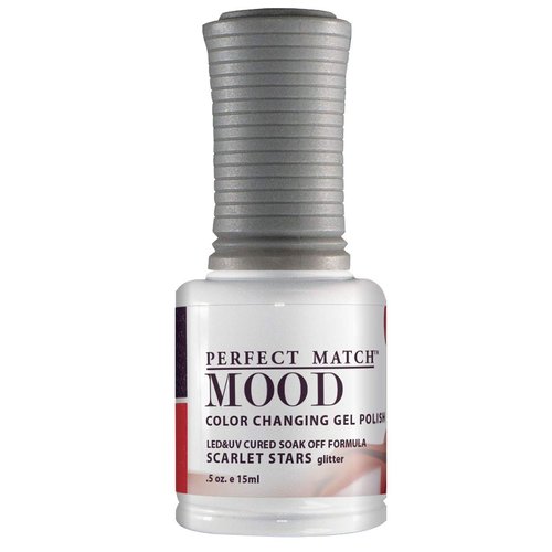 LECHAT Perfect Match Mood Gel Polish, Scarlet Stars, 0.5 Fl Oz (MPMG13)