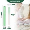 CANVALITE Glass Nail File for Natural Nails Double Sided 180/320 Grit Crystal Nail Files with Case Glass Fingernail File Stocking Stuffers for Women Girls Gifts, Light Green