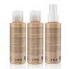 MOEHAIR Travel Trio pack of Protein Infused Shampoo (3.4 Fl Oz), Protein Infused Conditioner (3.4 Fl Oz) and Leave-in Conditioner (3.4 Fl Oz) | Hair Strengthening Moisturizing and Hydrating Travel Size Hair Care Set