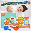Baby Bath Toys for Toddlers 1-3 Kids Bathtub Toy Bear Water Tub Toys for Shower Bath Time Toys to Boys Girls Babies Kids Infant Preschool Learning Gift