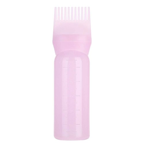 Oil Applicator Bottle for Hair, Hair Dye Applicator Brush Bottles Dyeing Shampoo Root Comb Applicator Bottle for Hair Coloring ()