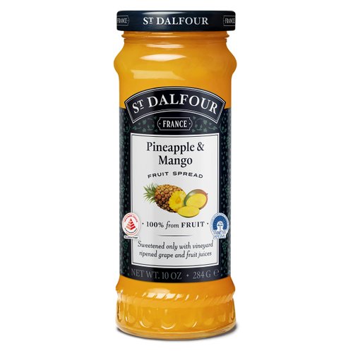 St. Dalfour Pineapple & Mango Fruit Spread, 10 Ounce
