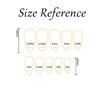 Mkwntg French Tip Press on Nails Medium Length Almond Shaped Fake Nails Glossy Nude Gradient French False Nails Natural Artificial Acrylic Nails Reusable Glue on Nails for Women Girls Daily Wear 24Pcs