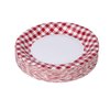 Picnic Themed 7" Disposable Round Paper Plates (50 Pack) Ideal for Parties, Family Dinner and Picnic Parties