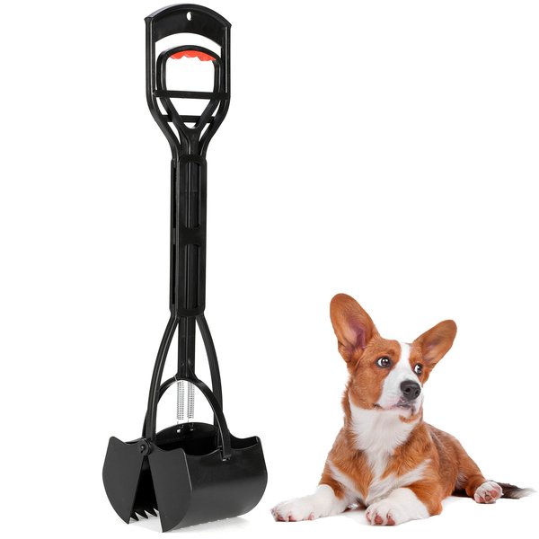 Dogit Jawz Waste Scooper - Dog Pooper Scooper for Easy Grass and Gravel Pick Up