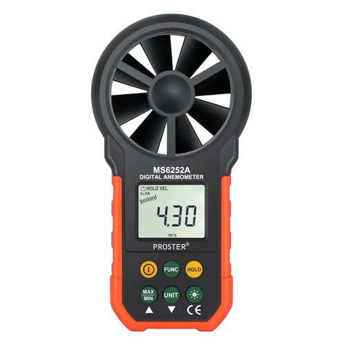 Proster Handheld Anemometer Portable Wind Speed Meter CFM Meter Wind Gauge with LCD Backlight for...