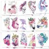 Cute Magic Animals Temporary Tattoos for Children Kids Girls(45Sheets),Konsait Great Girls Fake Stickers Waterproof Rainbow Kids Birthday Party Favors Decorations Birthday Party Gift Bag Fillers