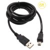 CablesOnline, 6ft USB 2.0 A-Type Male to Mini-B 5-Pin Male Shielded USB Cable, USB2-A506