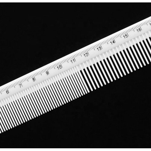 Coiffure Extensions Counting Cutting Comb | Cutting Comb | Hair Comb | Heat Resistant Cutting Comb