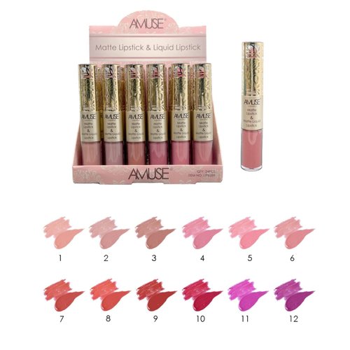 2 in 1 Matte Lipstick & Liquid Lipstick Duo by Amuse Cosmetics (4)