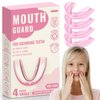 4 Pack Pink Kids Mouth Guard for Teeth Grinding,Comfortable Kids Night Guard,Moldable Child Bite Guard for Clenching Teeth, Mouthguard for Kids