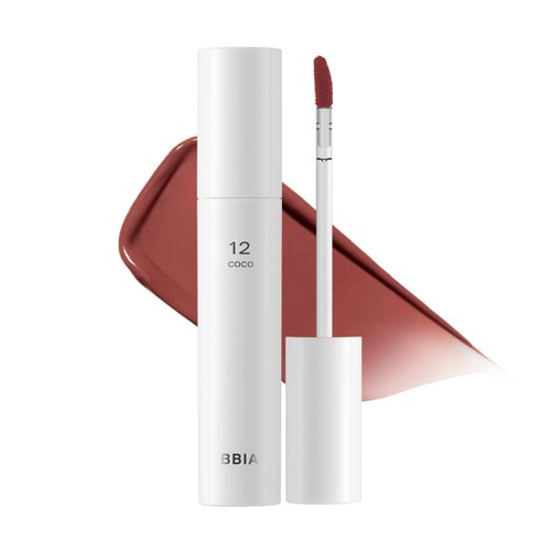 BBIA Glow Lip Tint – Lip Plumping, Volume up Glossy Lip Stain, Naturally Moisturizing, Lightweight, Long-Lasting, Vivid Color, Comfortable Glowy Texture, Non-Sticky, Non-Dry, 3.2g (#12 COCO)