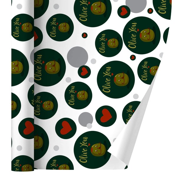 GRAPHICS & MORE Olive You I Love You Funny Gift Wrap Wrapping Paper Roll