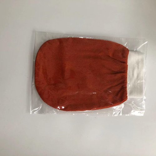 Deep Exfoliating Glove for Shower - Exfoliating Body Scrubber Exfoliator - Exfoliating Mitt - Remove Dead Skin Body - Exfoliator for Self-Tan Removal & Keratosis Pilaris (Orange)