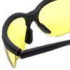 LEDwholesalers UV Protection Adjustable Safety Glasses with Yellow Tint, 7821