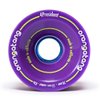 Orangatang 4 President 70 mm 83a Cruising Longboard Skateboard Wheels (Purple, Set of 4)