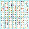 Partywind 408 PCS (68 Sheets) Glitter Dinosaur Tattoos for Kids Party Supplies, Fake Temporary Tattoos for Dinosaur Goodie Bag Stuffers, Boys Birthday Party Decorations, Dinosaur Games Toys