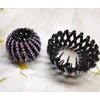 2 Pack Rhinestone Expandable Ponytail Holder, Bird Nest Hairs Clip Hair Tail Claw Clamps Bun Maker Accessory for Women