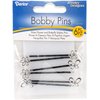 Jewelry Designer Decorated Bobby Pins 6 pieces: Assorted Silver Flower/Butterfly