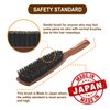 Hair Brush for Glossy and Tangle-Free Thin Hair: Soft Bristles to Prevent Breakage and Reduce Pain on Sensitive Scalps