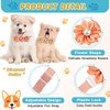 200 Pieces Dog Bow Ties Dog Collar Adjustable Flower Diamond Crystal Dog Cat Bowties Grooming Accessories for Small Medium Pet Puppy Dogs Girl Kitten Wedding Birthday Party