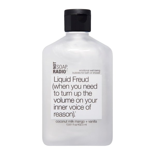 Not Soap, Radio Liquid Freud | Coconut Milk Mango Vanilla with St. John's Wort | Bath Shower Gel