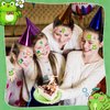 24 Sheets 144 PCS Frog Temporary Tattoos Stickers, Frog Party Favors Birthday Decorations Supplies Gifts for Kids Boys Girls Classroom Rewards