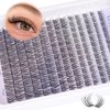 Natural Lash Clusters Wispy Cluster Eyelash Extensions 168pcs Individual Lashes 8-16mm C Curl DIY Lash Extension Natural Look Soft Thin Band Cluster Lashes by ALICE