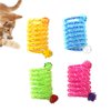 IUHKBH Cat Springs, 4 PCS Colorful Springs Cat Toys Interactive Cat Toy Plastic Coil Spiral Springs for Cat Kitten