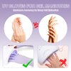 chemotex UV Nail Gloves, Professional UPF50+ Protection UV Gloves for Gel Manicures, Art Skin UV Gloves for Gel Nail Lamp