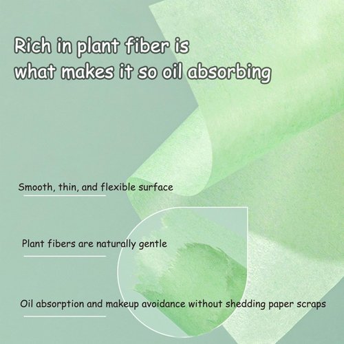 200 Sheets Oil Absorbing Sheets for Face, Makeup Blotting Paper Oil Blotting Sheets, Oil Blotting Sheets for Face Soft Oil Unisex Blotting Papers for Oily Care (Rose+Chamomile)