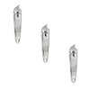 Metal Slanted Edge Nail Cutting Clippers, 3PCS Slanted Edge Nail Clippers, Slanted Edge Nail Cutter Pedicure Manicure Tool