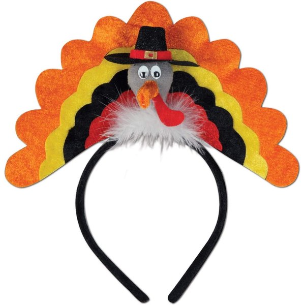 PMU Thanksgiving Tom Turkey Headband for Thanksgiving Party Costume Accessories for Adults (1/Pkg) Pkg/1