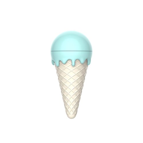 1Pack Ice Cream Shaped Cat Mint Wall Ball Toys Catnip Edible Licking Safe Healthy Organic Cute Kitty Chew Toys, Rotatable Catnip Ball Edible Kitten Toy Pet Chew Toys for Cats Teeth Dental Catnip(Blue)