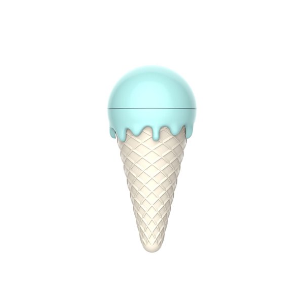 1Pack Ice Cream Shaped Cat Mint Wall Ball Toys Catnip Edible Licking Safe Healthy Organic Cute Kitty Chew Toys, Rotatable Catnip Ball Edible Kitten Toy Pet Chew Toys for Cats Teeth Dental Catnip(Blue)