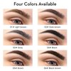 2Pcs Microblading Eyebrow Pen, Long-Lasting Waterproof Eyebrow Pencil with 4-Fork-Tip for 3D Realistic Brow, Easily Create Natural Hair-Like Brow Last All-Day, Eye Brow Pencils for Women -Light Brown