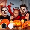 Black and White Face Paint Set - 2.5 oz Halloween Face Body Paint Skeleton Ghost Skull Cosplay Costume Professional SFX Corpse Special Effects Makeup Kit for Adults Kids Full Coverage Skin Paints