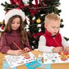 Unbess 24Pcs Merry Christmas Gingerbread Man Coloring Book - Xmas Color-in Pages Booklet Art Drawing Party Favors Holiday Gifts Home School Classroom Activity Supplies for Kids