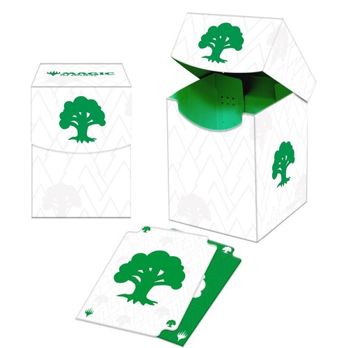 Ultra Pro - Mana 8 100+ Deck Box - Forest for Magic: The Gathering, Stores & Holds 100 Standard Sized Cards, Durable Protective Collector's Game Deck Card Holder Box