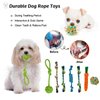 MRSOHRET 20Pcs Puppy Chew Toys for Teething, Dog Chew Toys with Rope Toys, Pet Dog Toothbrush, Treat Balls, Dog Plush Toys and Squeaky Toys for Small Medium Dogs, Cute Dog Toy with Basket