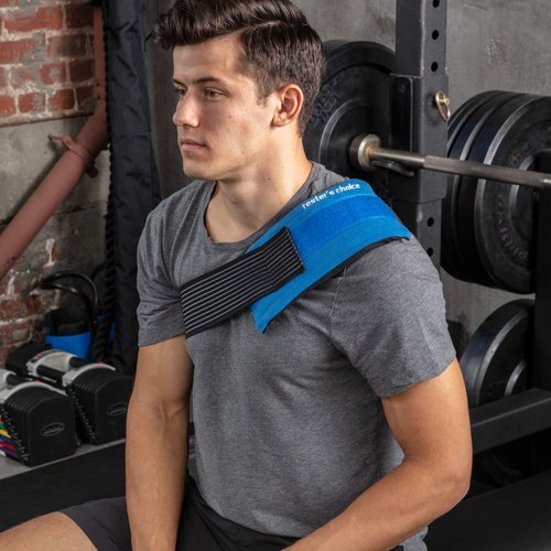 Rester's Choice Gel Cold & Hot Packs (2 Ice Packs) 5x9 in with 1 Adjustable Wrap. Reusable Warm or Ice Packs for Injuries, Hip, Shoulder, Knee, Back Pain