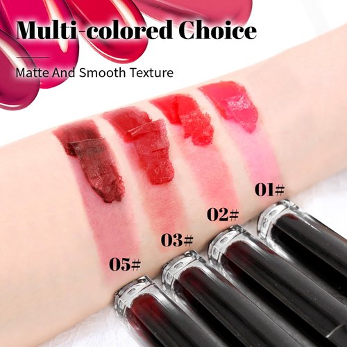 DAGEDA 2 Colors Peel Off Lip Liner Stain Set, Tattoo Color Lip Tint Stain, Long Lasting and Waterproof Lip Stain Peel off Lip Makeup,Peel Off Lip Liner with Natural Matte Finish (03+05)