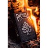 Bicycle Cinder Premium Playing Cards, Silver Smoke Foil, 1 Deck