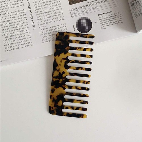 Acetate Hair Comb Wide Tooth Hair Comb Anti-Static Hairdressing Comb Hair Styling Tool for Women and Girls