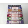 Satya Incense Gift Set Nag Champa, Super hit, Dragon's Blood, Sandalwood, Patchouli, Lavender, Positive Vibes, 15 g