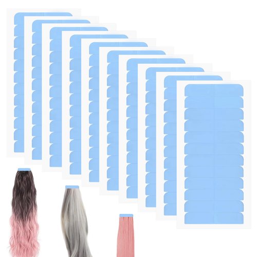 Ortarco 120PCS Hair Extension Tape Ins, Wig Tape Double Sided Ultra Hold, Hair Extensions Tape in Tape Replacement for Beauty, Invisible Tape Fashion Tape for Women Double Sided (1.57" x 0.3")