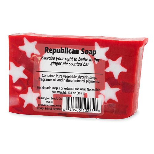 Primal Elements Wrapped Bar Soap Republican