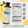 Barlean's Lemon Crème Omega 3 Fish Oil Liquid Supplement, 1080mg of Omega 3 EPA & DHA Fatty Acid, Smoothie Flavored & Burpless for Brain, Joint, & Heart Health, 16 oz